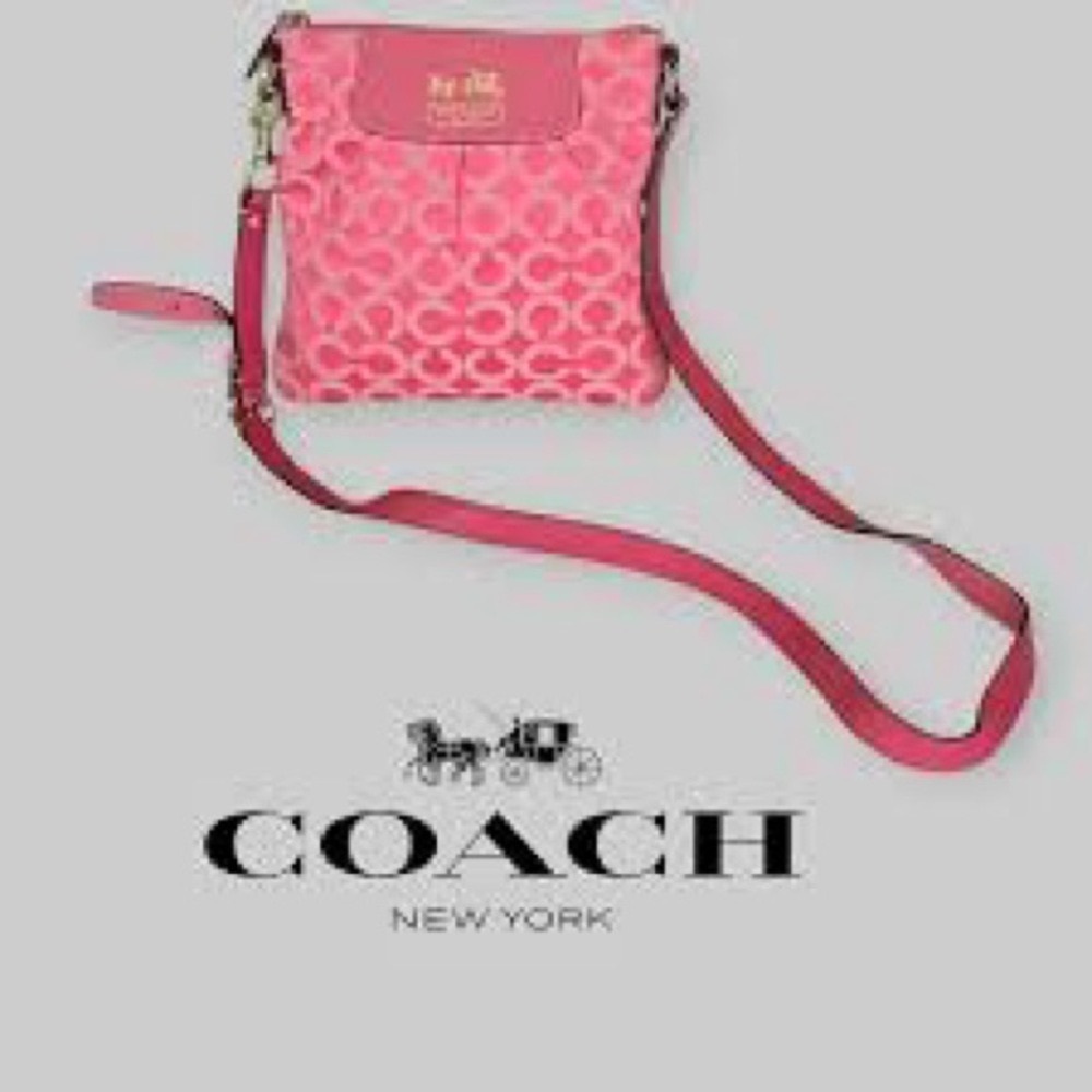 COACH Swingpack Madison Coral 41992 Crossbody